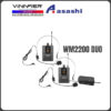 Vinnfier FlipGear WM2200 DUO U Professional Universal UHF Wireless Handsfree Microphone