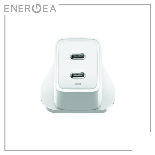 252cc9a6cbe517dfb93aec382db96773.jpeg Energea AmpCharge GAN40, 2C PD/PPS WALL CHARGER 20W+20W, 40W (UK) - WHITE