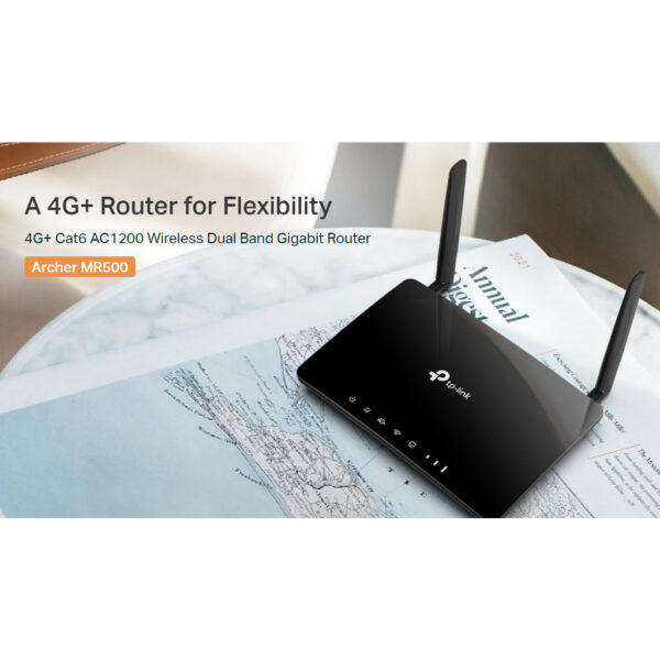 TP-Link Archer MR500 4G+ Cat6 AC1200 Wireless Dual Band Gigabit Router