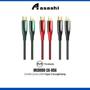 Mcdodo SHARK Series 20W Auto Power Off Type-C to L Cable 1.2M CA-8560 CA-8561 CA-8562 CA-856