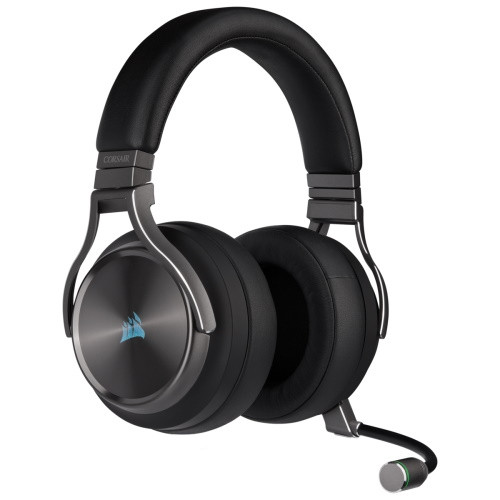 CORSAIR Virtuoso RGB Wireless 7.1 Virtual Surround High-Fidelity Headphone SE, Gun Metal ( CA-9011180-AP )