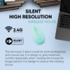 Alcatroz AirMouse 3 Silent Wireless 2.4G Hi Definition Optical Mouse‎