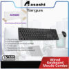 Targus TG-AKM600 BK / AKM600 / KM600 Wired Keyboard Mouse Combo