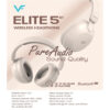 Vinnfier VF Elite 5 BT Wireless Bluetooth v5.3 Headphone With Playtime Up to 28 hours 8D Music