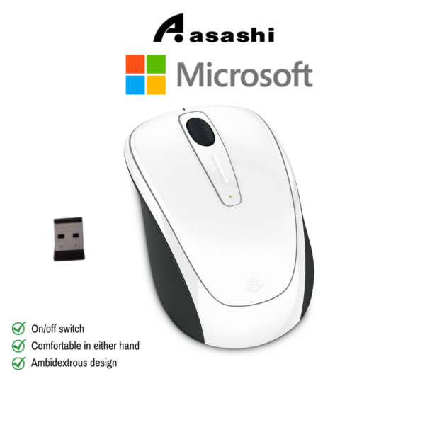 Microsoft 3500 Bluetrack Wireless Mobile Mouse (GMF-00104/GMF-00275/GMF-00216/GMF-00280/GMF-00006)