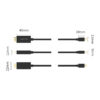 ORICO XD-MDTH4-30 Mini DisplayPort Thunderbolt to HDMI Cable - 3.0M