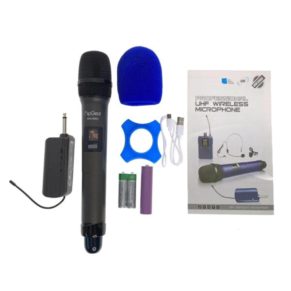 Vinnfier WM1000U Professional UHF Wireless Microphone with Audio WM 1000U