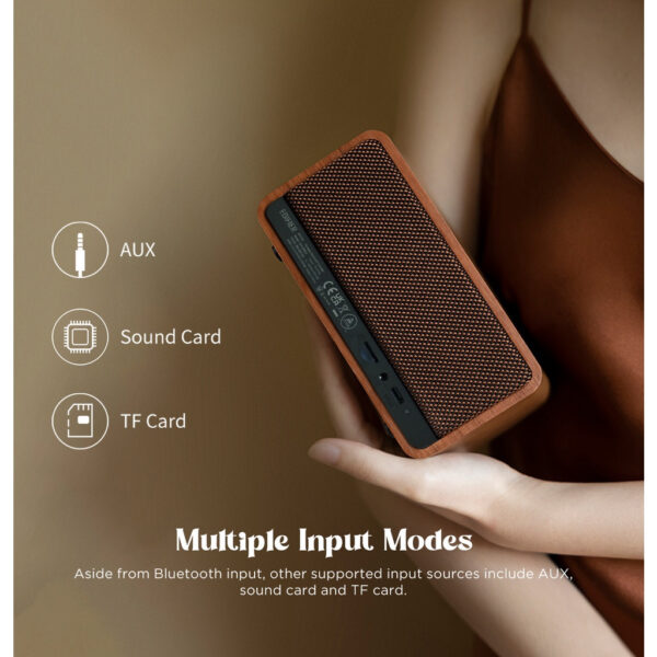 38f70f043c6e5ecf49fb2ae855181cae.jpeg Edifier MP230 Vintage Bluetooth Speaker Bluetooth 5.0/20rms/Piano Key Button/16H Playback/Aux Sound Card TF