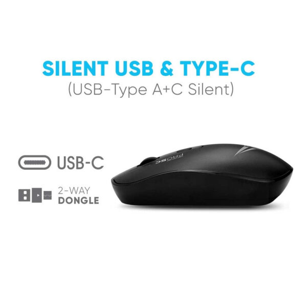 Alcatroz Airmouse Pro 5C Silent Click 2.4G Wireless Mouse