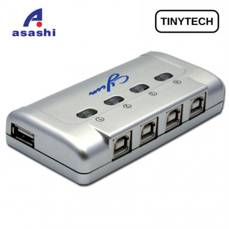TinyTech DS-USB/A4 Auto 4 Ways USB Data Switch