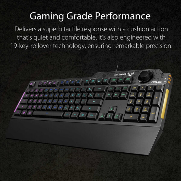 ASUS TUF Gaming K1 [Keyboard] + TUF Gaming M3 [Mouse] FREE TUF P1 - THE ULTIMATE FORCE SET