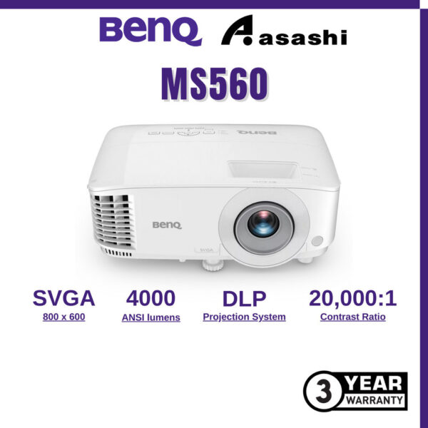 BenQ MS560 SVGA / MX560 XGA / MW560 WXGA / MH560 FHD 1080P Business Projector FREE EZcast