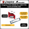 Kingston NV2 250GB / 500GB / 1TB / 2TB  M.2 2280 QLC PCIE Gen4 x4 NVMe SSD