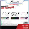 HyperX PBT Full Keycap Set-US (Black/White/Pink)