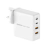 Momax ONE PLUG 100W 4-Port GaN Charger - Black (2Y) UM23AU / UM23 / UM23AUK