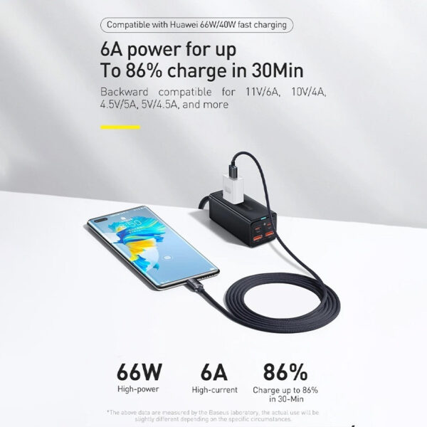 Baseus Crystal Shine Series Fast Charging Data Cable 100W 1.2m Type-C to Type-C