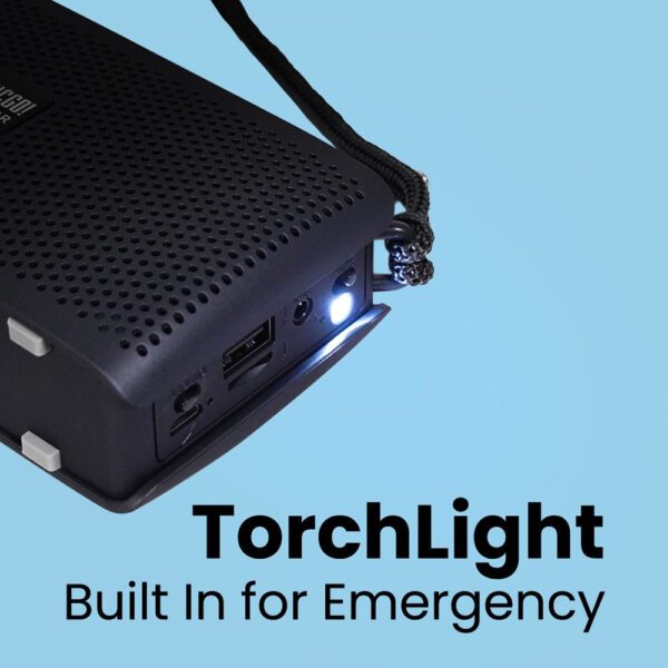 SonicGear SonicGo RDO 30x Bluetooth Portable Speaker with Handsfree | Built In Torch Light