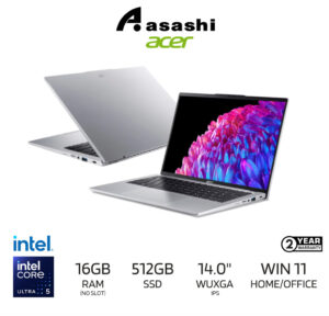 Acer Swift Go 14 SFG14-73-508Y / SFG14-73-59A0 Ultrabook(Intel Core Ultra 5 processor125H/16GB LDDR5X(No Slot)/512GB SSD