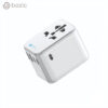 ENERGEA Bazic Goport Travel Adapter, 2A3C 28W - WHITE