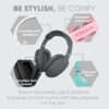 SonicGear AirPhone 6 Rechargeable Bluetooth Headphones With Mic | Up to 10 Hours PlayTime | 1 Year Warranty