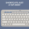 Logitech Pebble 2 Combo , Wireless Keyboard and Mouse, Quiet and Portable, Customizable, Logi Bolt, Bluetooth