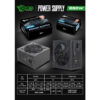 DMES 550w / 650W Power Supply with 12cm Fan PS550-BLK12R PS650-BLK12B diy