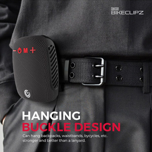 SonicGear Bike Clipz Bluetooth 5.3 | IPX 5 | Outdoor Cycling Speaker with Phone Answering