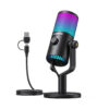 MAONO DM30RGB / DGM30RGB USB GAMING MICROPHONE WITH CONTROLLABLE RGB LIGHTING, CARDIOID PATTERN AND MAONO LINK