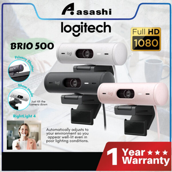 Logitech BRIO 100 / Brio 300 / Brio 500 1080p Webcam