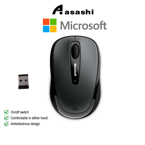 Microsoft 3500 Bluetrack Wireless Mobile Mouse (GMF-00104/GMF-00275/GMF-00216/GMF-00280/GMF-00006)
