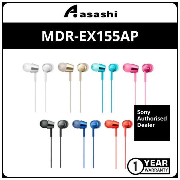 526aa66e1f71393a1945469ae7f29b84-1.jpeg Sony EX155AP In-Ear Headphones MDR-EX155AP