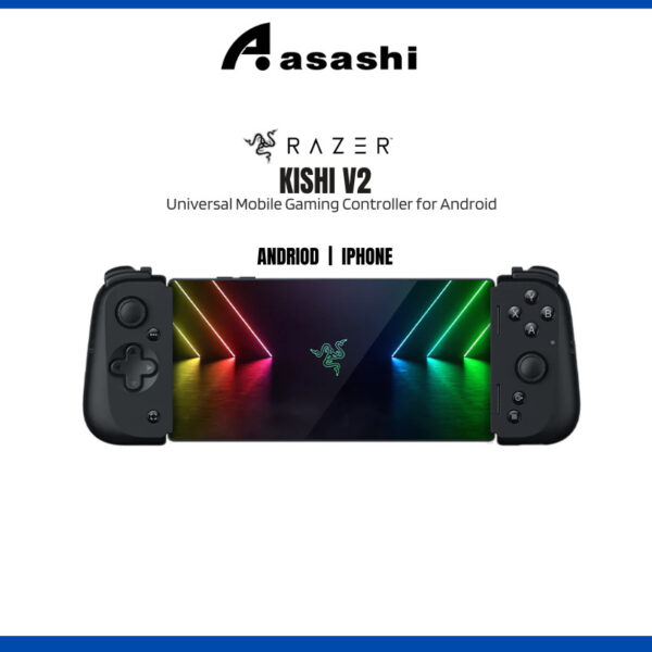 Razer Kishi V2 / Kishi V2 PRO Mobile Game Controller for Android USB-C Passthrough Charging Low Latency Phone Grip