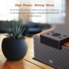 Edifier MP260 Portable Speaker - Bluetooth V5.0 | Built-in Clock | Alarm Function | Wooden Enclosure | 2.1 Channel