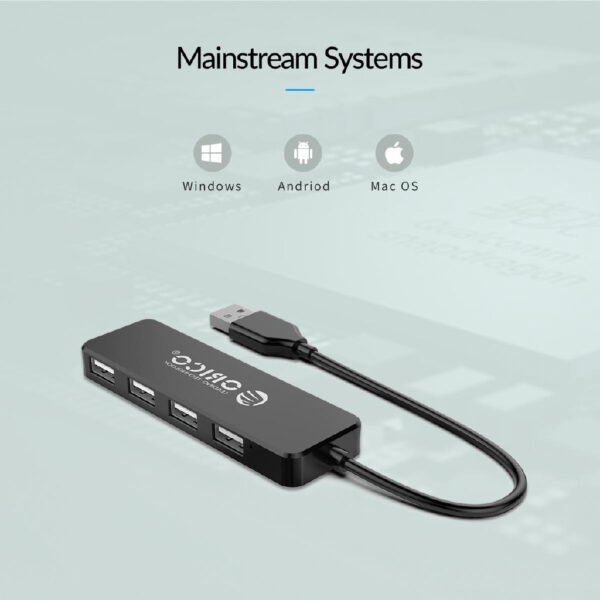 ORICO FL01 4 port USB2.0 Hub - 30cm