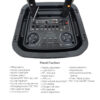 Vinnfier FlipGear Tango 300 WMU 2021 TWS Portable Trolley Speaker With 2 UHF Wireless Mic Bluetooth Super Bass Karaoke