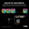 Corsair iCUE LINK QX120 RGB 3-in-1 120mm PWM Fan w/ iCUE LINK Hub