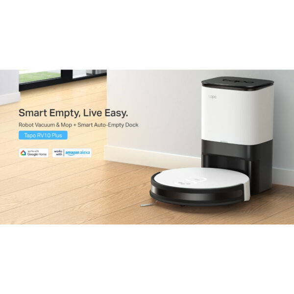 59b794f53bb156c383ba2bd432ef6c7d.jpeg TP-Link Tapo RV10 Plus Robot Vacuum & Mop + Smart Auto - Empty Dock