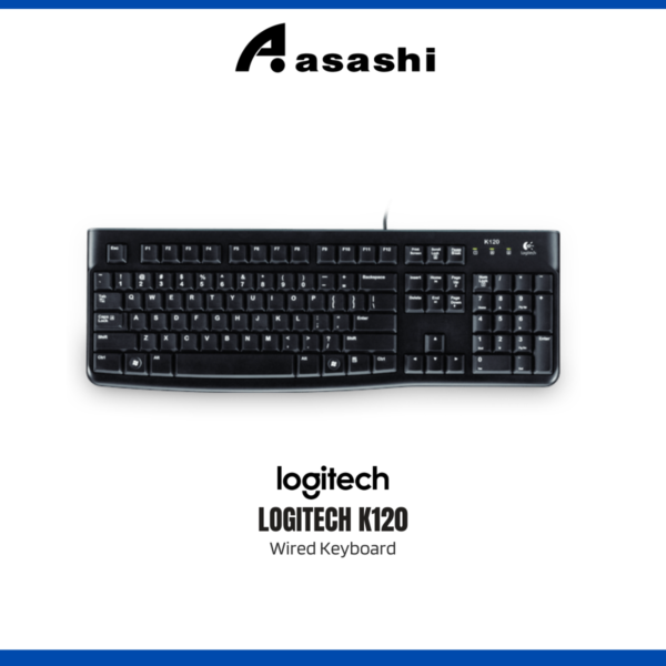 Logitech K120 Black Wired Keyboard