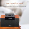Edifier MP260 Portable Speaker - Bluetooth V5.0 | Built-in Clock | Alarm Function | Wooden Enclosure | 2.1 Channel
