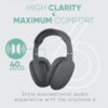 SonicGear AirPhone 6 Rechargeable Bluetooth Headphones With Mic | Up to 10 Hours PlayTime | 1 Year Warranty