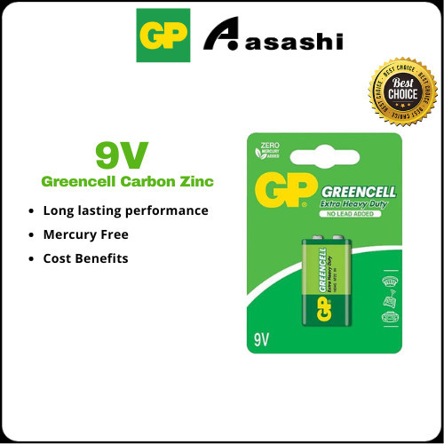 GP GREENCELL Extra Heavy Duty AA / AAA/ C / D / 9V BATTERY GP BATTERY