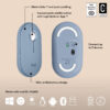 Logitech Pebble 2 Combo , Wireless Keyboard and Mouse, Quiet and Portable, Customizable, Logi Bolt, Bluetooth