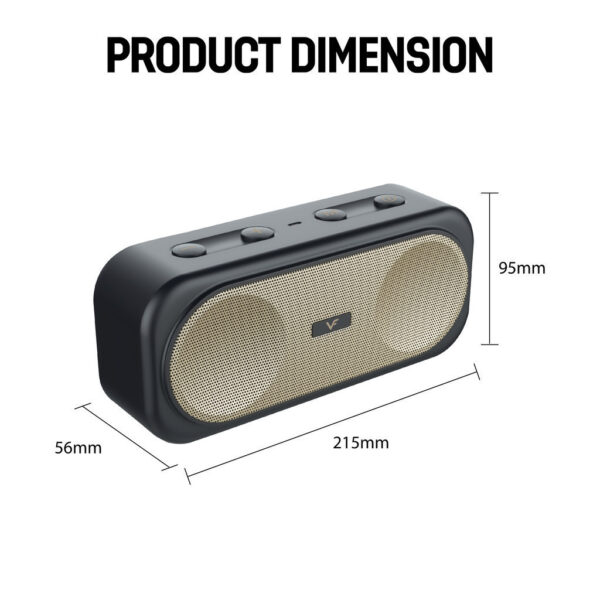 Vinnfier Neoboom Xtreme 200 Wireless Portable Bluetooth Speaker with Micro SD Slot Built in Mic For Zoom Live Meeting