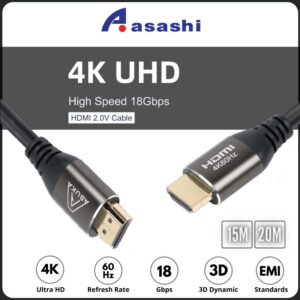 5e9fc925f50605bf9187cc595f9eb311.jpeg ASASHI HDMI Cable 2.0 4K 60Hz UHD 3D 18Gbps High Speed HDMI Cable for HDTV Blueray PS4 PS5 Xbox PC