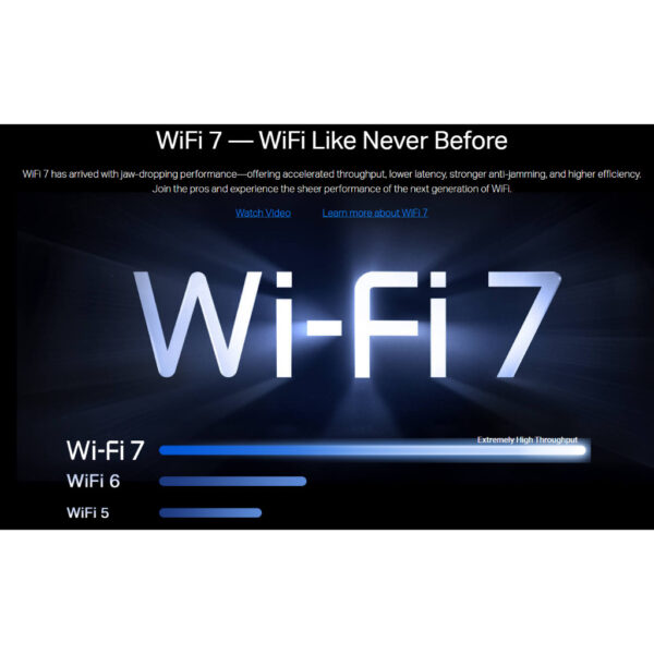 Tp-Link Archer BE550 BE9300 Tri-Band Wi-Fi 7 Router