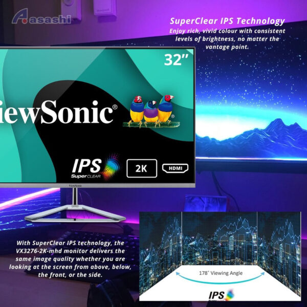 602772fcc5d4ea80230adffe00a77daf.jpeg Viewsonic VX3276-2K-MHD 31.5" IPS 2K 3ms Slim Monitor (, MiniDP)