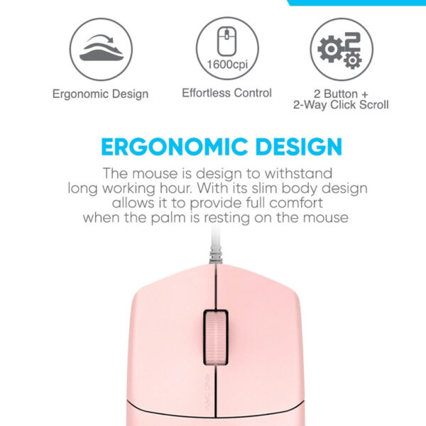 Alcatroz Asic 1 / Asic One 1600 CPI Wired USB Mouse