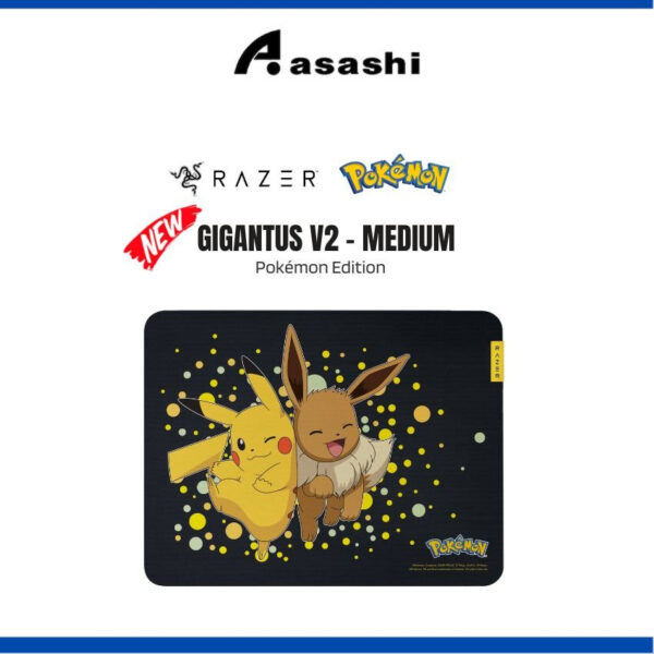 Razer Gigantus V2 – Pokemon Edition Pikachu Eevee