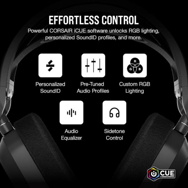CORSAIR HS80 MAX Wireless Gaming Headset CA-9011295-AP Carbon / CA-9011296-AP White