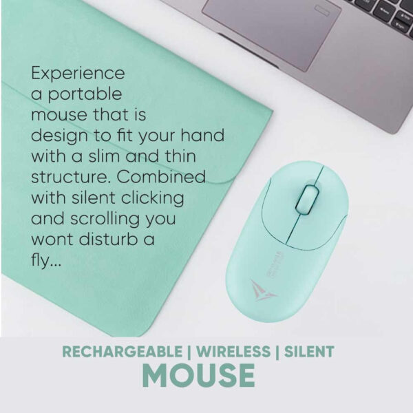 Alcatroz Airmouse L6 Wireless + Rechargeable Silent Mouse